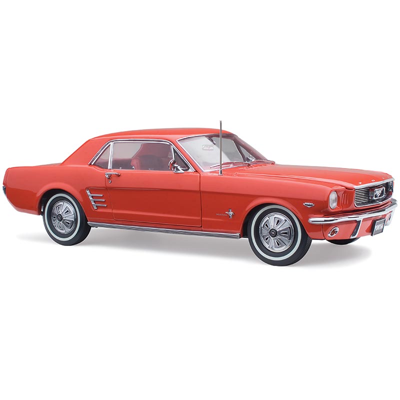 Classic Carlectable Ford Pony Mustang Red 1966 18804