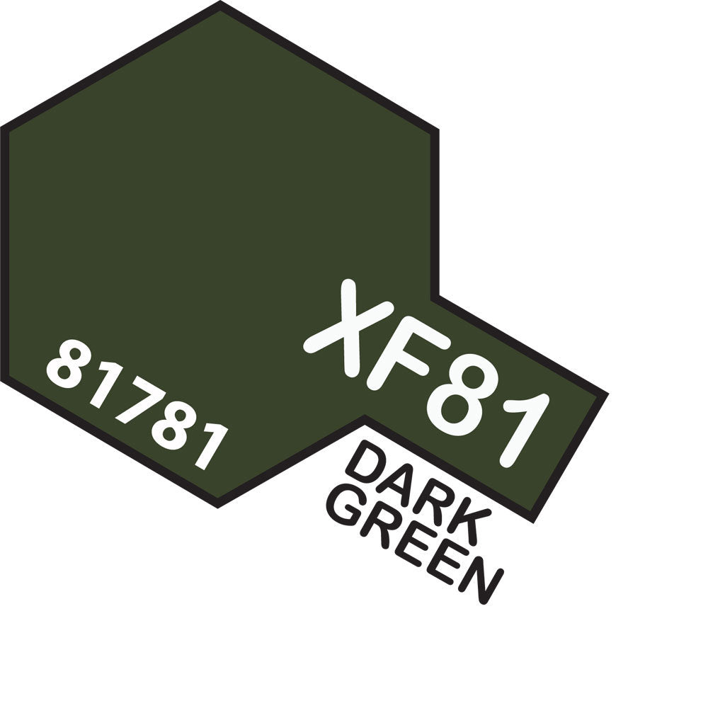 TAMIYA MINI XF-81 DARK GREEN 2 RAF